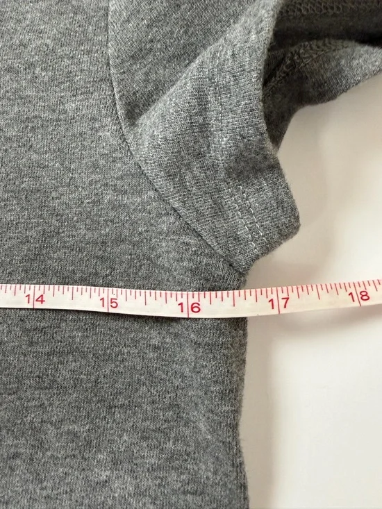 Calvin Klein Performance Gray Hooded Sweatshirt Dress CK Logo Girl XL/16 Pockets - Picture 15 of 16